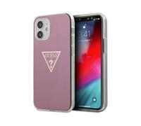 Custodia Guess Metallic Triangle Pink - iPhone 12 Mini