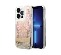 Custodia Guess Paisley Liquid Glitter trasparente - iPhone 14 Pro Max