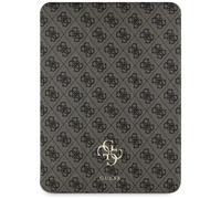 Custodia Guess per iPad Air 13 2024 con chiusura a libro, colore marrone.