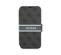 Custodia Guess per iPhone 13 Mini, Grigio - Libreria in ecopelle