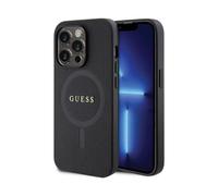Custodia Guess per iPhone 14 Pro Max, nera - Saffiano MagSafe