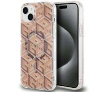 Custodia Guess per iPhone 15 6.1 marrone Custodia rigida IML GCube MagSafe - Nouvo