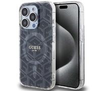Custodia Guess per iPhone 15 Pro 6,1 nera Custodia rigida IML GCube MagSafe - Nouvo
