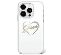 Custodia Guess per iPhone 16 Pro 6,3 Custodia rigida trasparente IML Heart - Nouvo