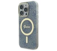 Custodia Guess per iPhone 16 Pro Max 6,9 blu Custodia rigida IML 4G MagSafe - Nouvo