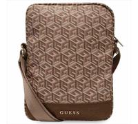 Custodia Guess per tablet da 10" Modello GCube Stripe colore Marrone GUTB10HGCFSEW