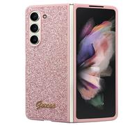 Custodia Guess rosa glitterata per Samsung Galaxy Z Fold5