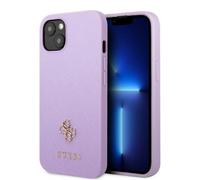 Custodia Guess Saffiano 4G per iPhone 13 mini, viola - Nouvo