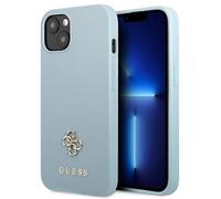 Custodia Guess Saffiano 4G Small Metal Logo per iPhone 13 mini, blu - Nouvo