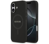 Custodia Guess Saffiano Classic Logo MagSafe per iPhone 17, nera - Nouvo
