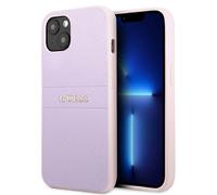 Custodia Guess Saffiano Hot Stamp per iPhone 13 mini viola - Nouvo