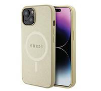 GUESS GUHMP15MPSAHMCB - Custodia rigida per iPhone 15 Plus 6,7", colore: Oro