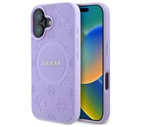 Custodia Guess Saffiano MagSafe per iPhone 16 Plus, colore viola