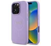 Custodia Guess Saffiano MagSafe per iPhone 16 Pro Max, colore viola