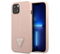 Custodia Guess Saffiano per iPhone 13 mini, rosa - Nouvo