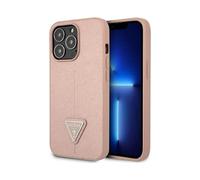 Custodia Guess Saffiano Triangle Logo, rosa - iPhone 13 Pro