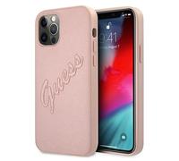 Custodia Guess Saffiano Vintage Pink per iPhone 12 Pro Max