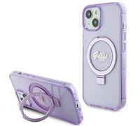 GUESS Script Glitter MagSafe COVER per Apple Universale, Viola