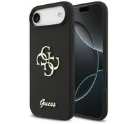Custodia Guess Silicone Big 4G Script per iPhone Air, nera - Nouvo