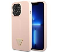 Custodia Guess Silicone Triangle per iPhone 13 Pro Max, rosa - Nouvo