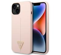 Custodia Guess Silicone Triangle per iPhone 14 Plus, rosa - Nouvo