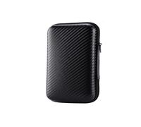 Custodia Hard Disk Esterno 2.5"per SDD HDD caso, Custodia Hard Disk Esterno 2.5"per SDD HDD caso, Memoria Esterna Portatile Disco Esterno Protettiva Borsa Antiurto Rigida Cover Case, nero