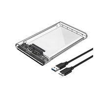 Custodia HDD Sata a USB 3.1 Custodia esterna per disco rigido con cavo per 2,5 pollici SSD SATA Interfaccia 5Gbps HDD Case con WD Seagate Toshiba Samsung Sabrent PS4 Xbox Router