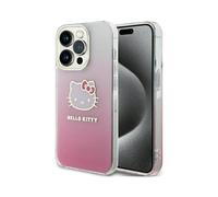 Custodia Hello Kitty IML Gradient Electrop Kitty Head, rosa - iPhone 15 Pro
