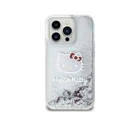 Custodia Hello Kitty Liquid Glitter Charms, argento - iPhone 11