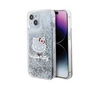 CG MOBILE Hello Kitty HKHCP15SLIKHET - Custodia rigida per iPhone 15 6,1", colore: Argento