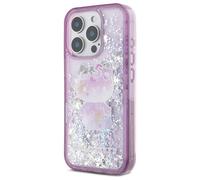 Custodia Hello Kitty per iPhone 16 Pro 6.3 viola Custodia rigida Liquid Glitter 50TH Anniversary Party - Nouvo