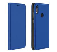 Custodia Honor 8A / Huawei Y6S / Y6 2019 Portacarte Stand Video Cover - blu