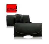 Custodia Housse Coque Cintura Luxe ★ SAMSUNG GALAXY S4 i9500 ★ NERO DOPPIO CLIP