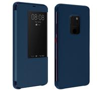 Custodia Avizar blu scuro con finestra Smart Touch per Huawei Mate 20