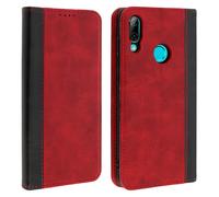 Custodia Huawei P Smart 2019 / Honor 10 Lite Portacarte Funzione Supporto Rosso