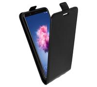 Custodia a portafoglio verticale nera Avizar per Huawei P Smart