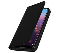 Custodia Huawei P20 Pro Portacarte Pelle vera Funzione supporto - Nero