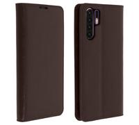 Custodia a portafoglio in pelle marrone scuro Avizar per Huawei P30 Pro
