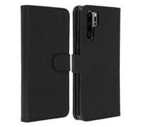 Custodia Huawei P30 Pro Portacarte Funzione Supporto Cover Silicone - Nero