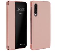 Custodia Huawei P30 Sportellino Finestra Traslucida - Rosa gold