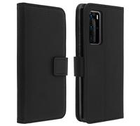 Custodia Huawei P40 Elegante Vano Carta Supporto Video Nero