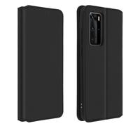 Custodia Huawei P40 Pro Portacarte Funzione Supporto Similpelle Liscia Nero