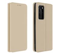 Custodia Huawei P40 Pro Portacarte Funzione Supporto Similpelle Liscia oro