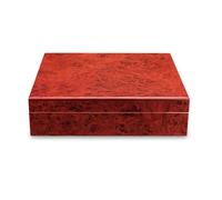 Custodia Humidor for Sigari con Igrometro E Umidificatore Scatola for Sigari in Legno di Cedro Fatta A Mano Custodia for Sigari da Viaggio Portatile Contiene 25 Sigari for Gli Uomini(col