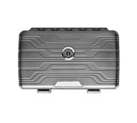 Custodia Humidor for Sigari da Viaggio con Umidificatore Humidor for Sigari Portatile for 10 Sigari Scatola di Sigari Impermeabile, Ermetica, Resistente E Indeformabile Regalo for Uomo(Color:Gray)