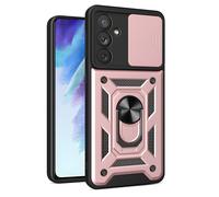 Custodia Hybrid Armor Camshield per Samsung Galaxy A54 - Rožinė