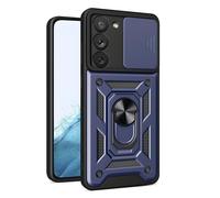 Custodia Hybrid Armor Camshield per Samsung Galaxy S23 - Tamsiai mėlyna