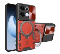 Custodia Hybrid Armor per Oppo Reno13 - Raudona