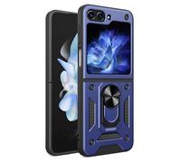 Custodia Hybrid Armor per Samsung Galaxy Z Flip5 - Tamsiai mėlyna