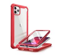 Custodia i-Blason Ares per iPhone 11 Pro Max 2019 Custodia robusta e trasparente a doppio strato con protezione per lo schermo integrata (Rosso m